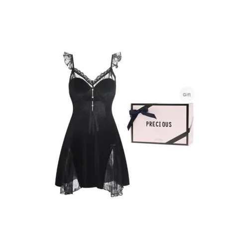 OEING Ночная сорочка Женская Набор в подарочной коробке Черный