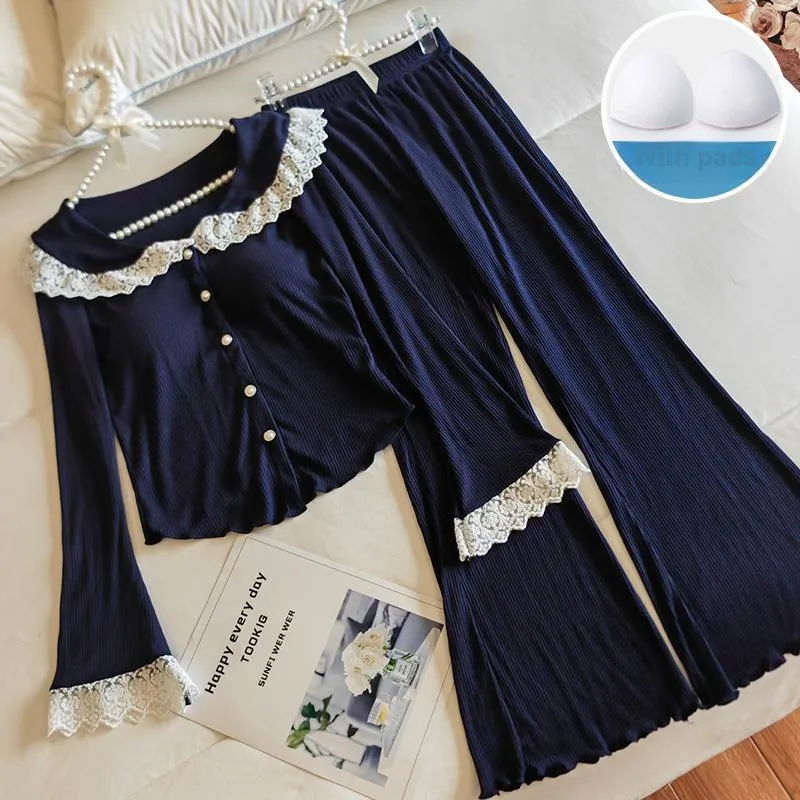 Sleeping Beauty Pajama Set Women's Image Color-2