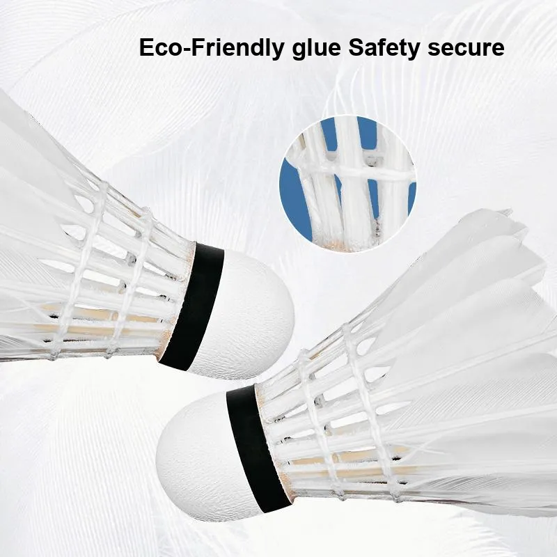 PEAK PK K15 Goose Feather Shuttlecock 12 Pack Goose Feather Professional Shuttlecocks-4