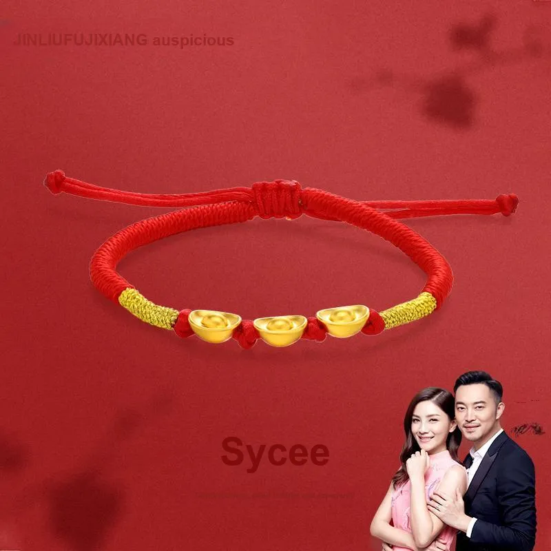 JINLIUFUJIXIANG Gold Bracelet Unisex-1
