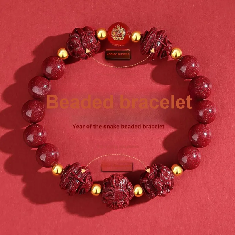 SEVEN COOK Cinnabar Bracelets Unisex-1