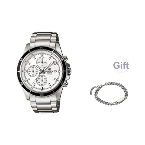 CASIO Кварцевый механизм Часы Мужские Белый циферблат