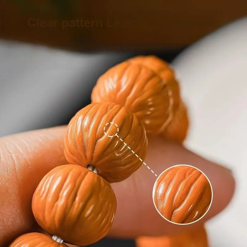 YUFENGXI Monkey Head Walnut Bracelets Unisex-11