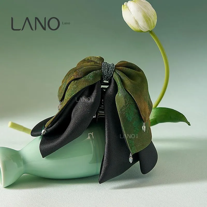 Lano Mulberry Silk Hair Clips Women's-2