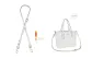 City23 Glacier White Adjustable Shoulder Strap 90-120cm[Includes Modified Tool]