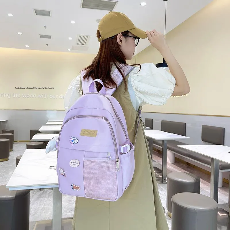 Wolfhorse Nylon Backpack Unisex Multicolor-23
