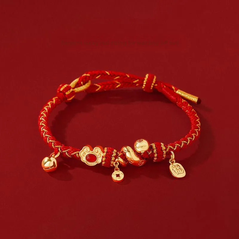 TUTAE Alloy Bracelets Unisex Red-1