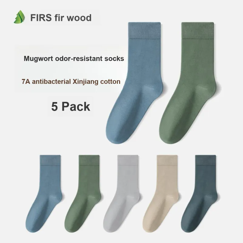 FIRS Mid Calf Socks Men's 5 Pack-31