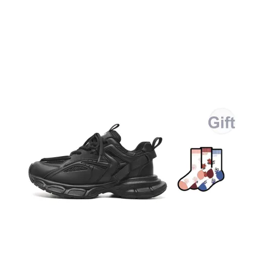 BUFFALO BOUND Противоскользящий устойчивый к истиранию низкий топ кроссовки с толстой подошвой мужские