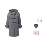 디바인 걸리시 그레이 배지 코트