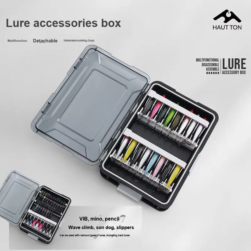 HAUT TON Bait Box Fishing ABS 23.2*16.5cm-1