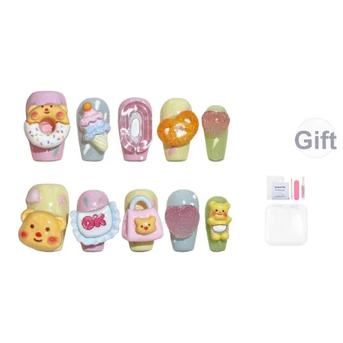 Fanze Детская одежда с дофаминовым эффектом 3D-эффект пончик медвежонок короткий LADDER мультяшный Smudge 20 мм