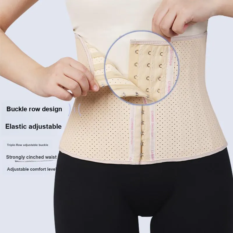 LiNing Back Support Braces Fitness Breathable Thermal Protective Skin Unisex-3