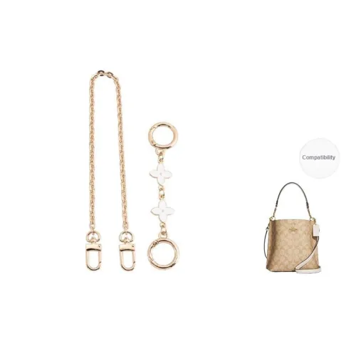 Four-Leaf Clover Extender Chain Metal Accessories Bag Accessories Women's Gold-Tone/Multicolor