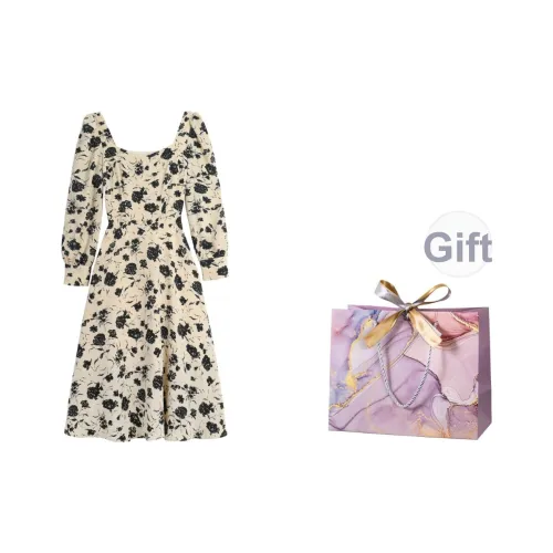 ONNFB Длинное платье с длинными рукавами женское