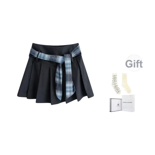 Charlie Luciano Повседневные короткие юбки Женские Серый