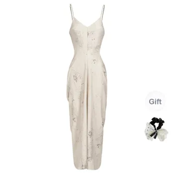 TUSHIFEI Slip Dresses Women's Multicolor+Hair Tie Comes With