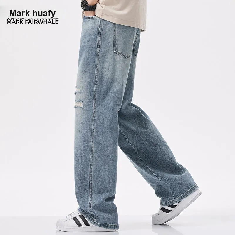 FAIRWHALE Jeans Unisex Blue-4