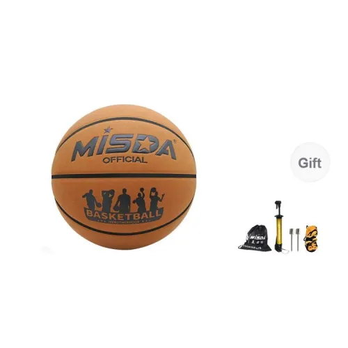 MISDA Microfiber Leather Basketball Dark Brown Size 7 Training Unisex