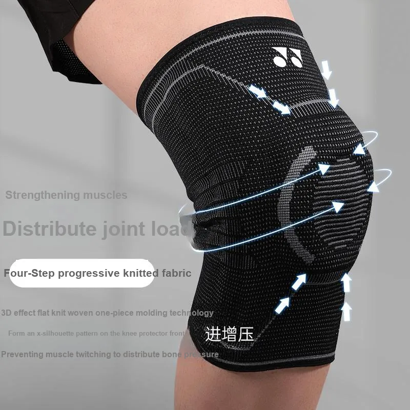 YONEX Running Tennis Fitness Unisex Polyester, Polyamide, Elastane Knee Pads-1