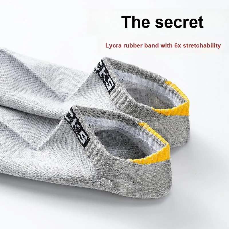 Lanza No Show Socks Men's 5 Pack-10