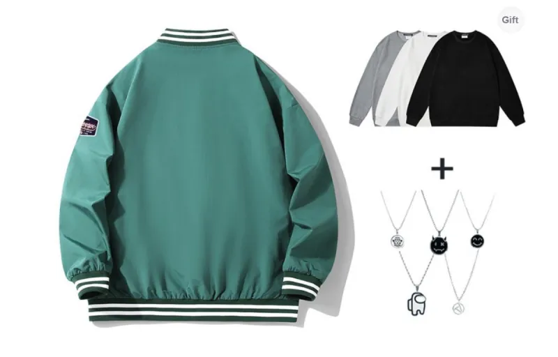 Kingsgspc Baseball Jacket Unisex-9
