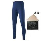 1 Pack (Blue) Dralon Heat-Retaining/Antibacterial Comfortable/Seamless Skin-Friendly