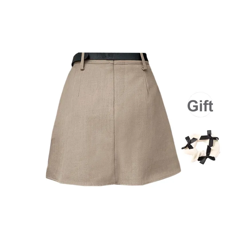 TURN UP Casual Short Skirts Women's-1