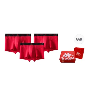 Kappa Underpants Men's 3 Pack Gift Box Set Red