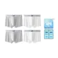 Gray+Gray+White+White (Box 4 Pack)