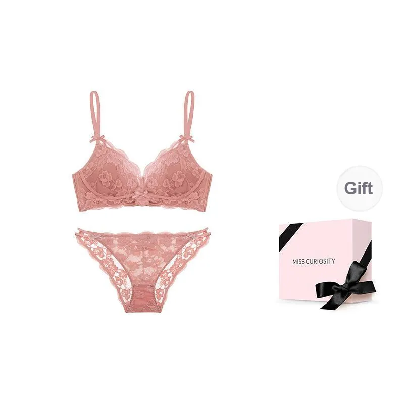 MISS CURIOSITY Underwear Set Women's Gift Box Set-2