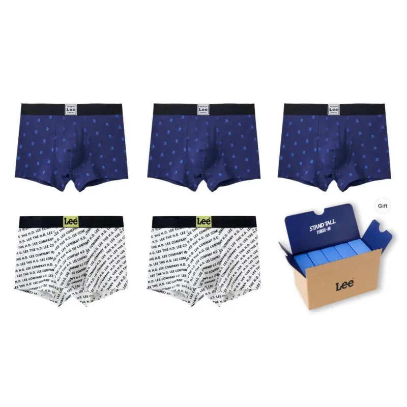 Lee Underwear Gift Box Men's 5 Pack-4