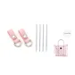Pink Silver Abrasion-Resistant Buckle