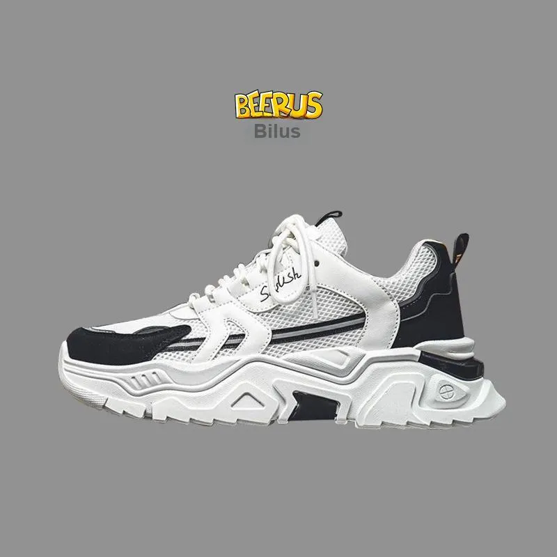 Beerus Slip Resistant And Breathable Low Top Chunky Sneakers Men's-5