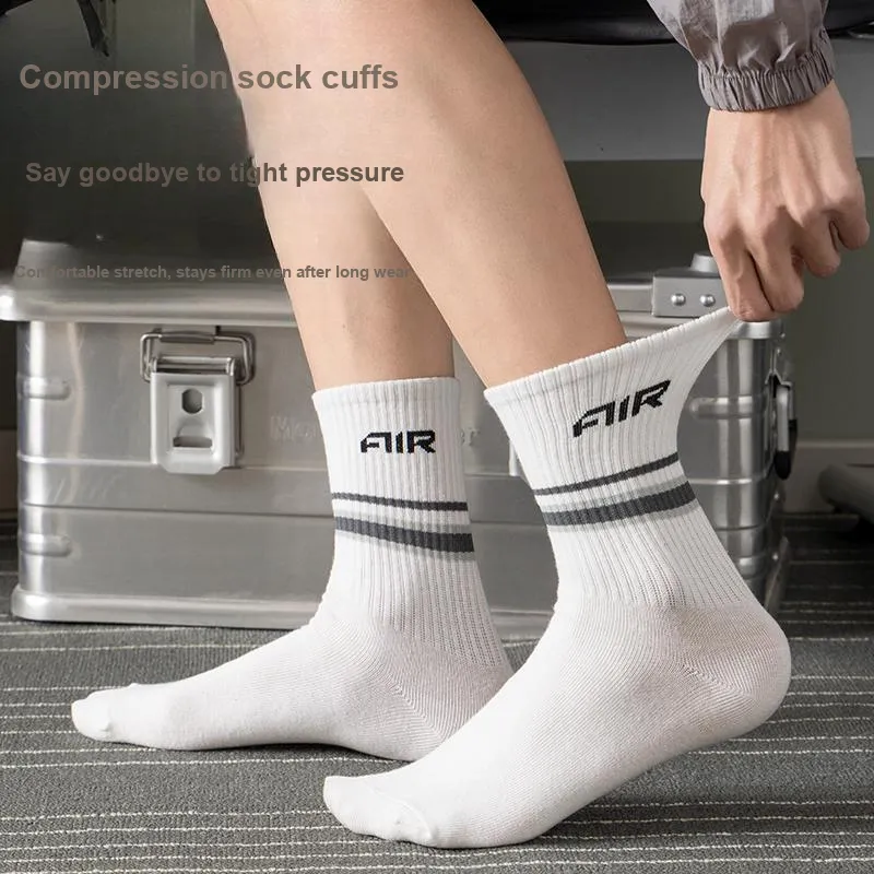 Cotton Gene Mid Calf Socks Unisex 4 Pack-3
