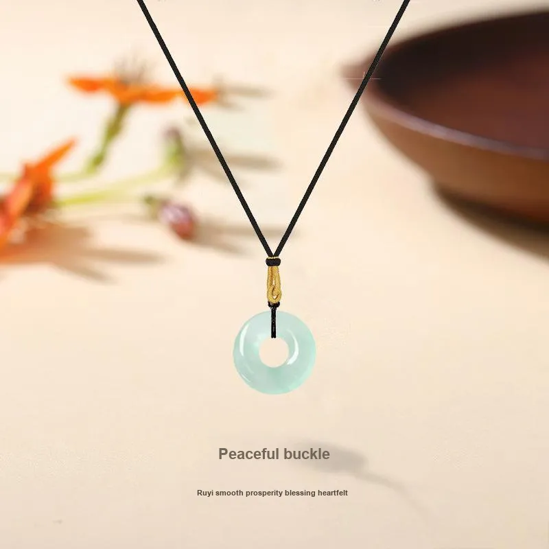 MISS TOOYA African Emerald Necklaces Women's-1