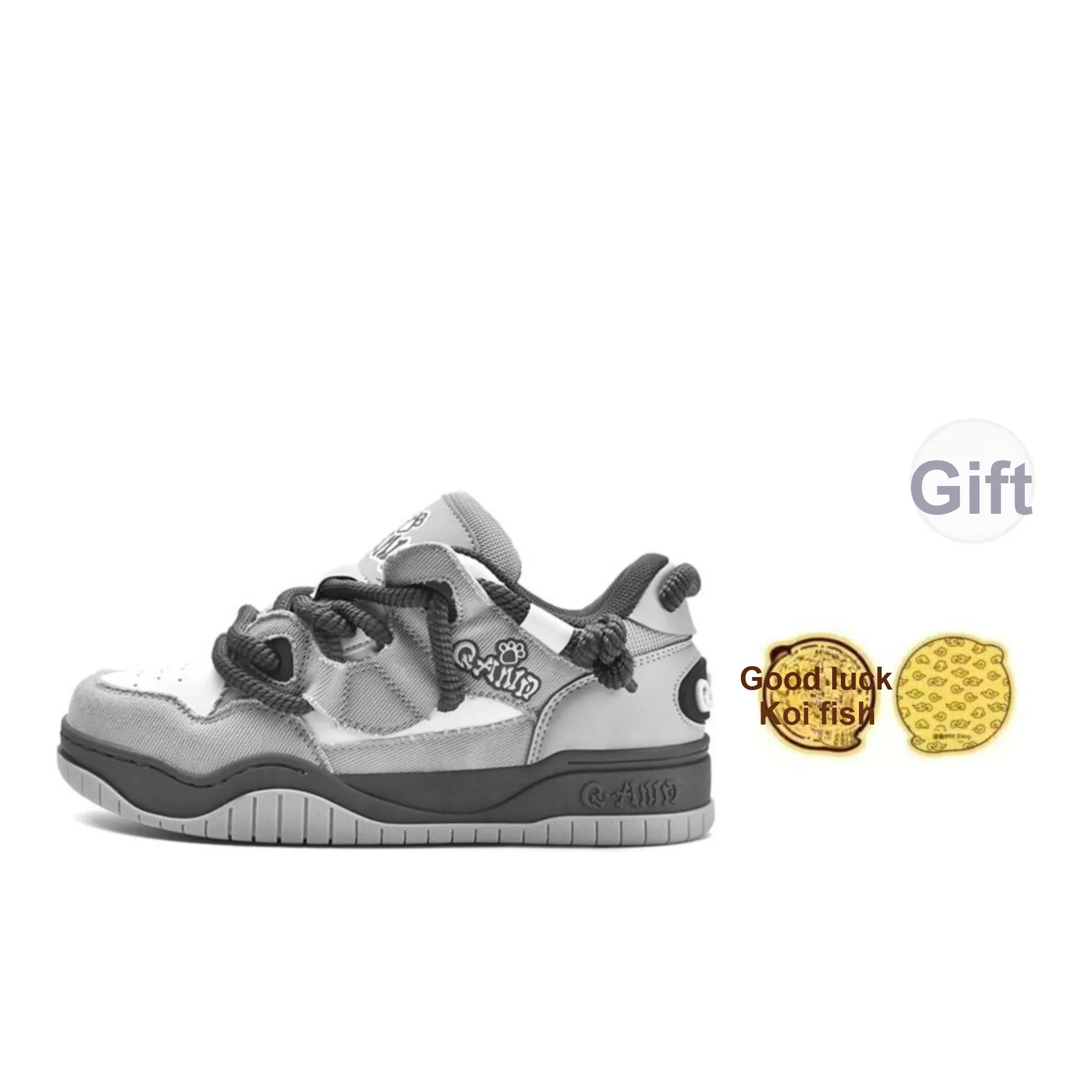 Q-AND Skateboarding Shoes Unisex Swag