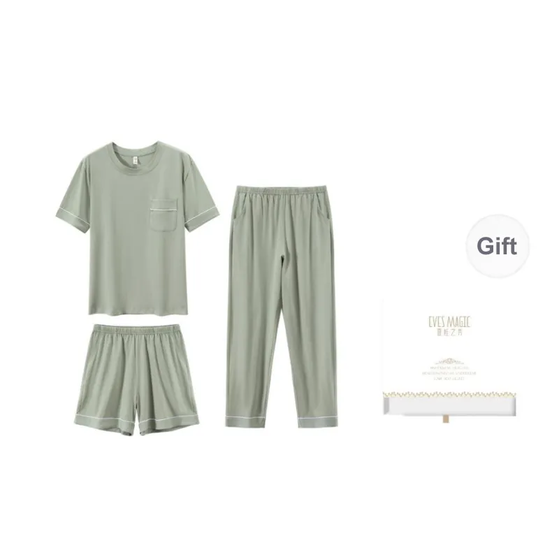 XIA.WA.ZHI.XIU Pajama Set Women's Three Piece Set-14