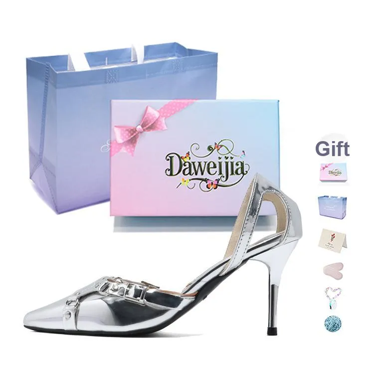 Dawei's House Slim Heel High Heels Women's Gift Box Set-18