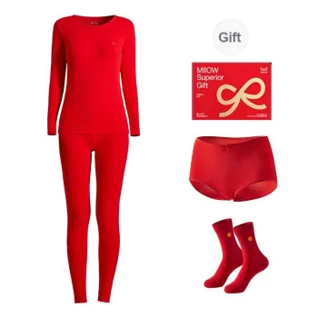 MIIOW Thermal Set Women's Gift Box Set Red