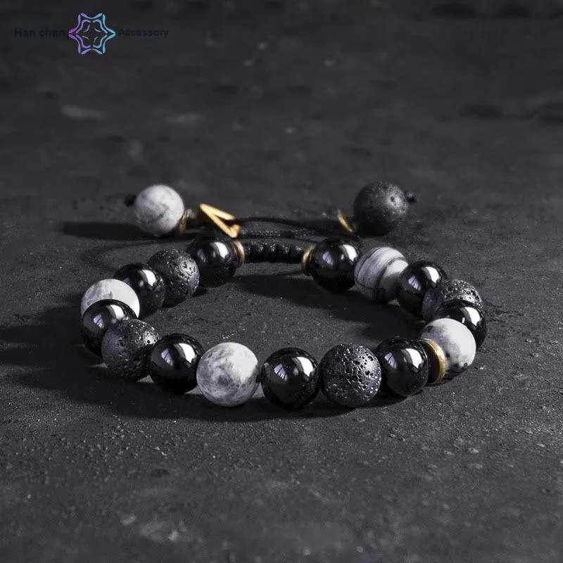 CRUISO Volcanic Stone Bracelets Unisex-1