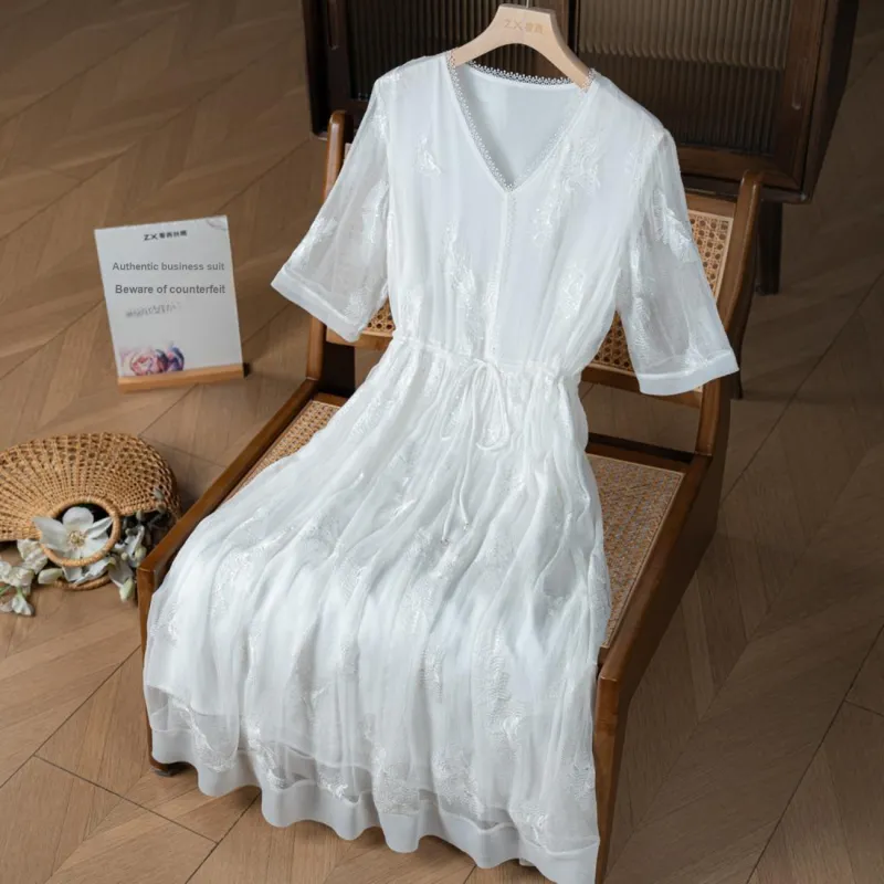To The West Short-Sleeved Dresses Women's-8