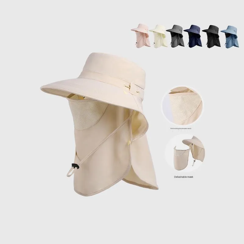 Ai Jiawei Polyamide Sun Protection Hats Unisex-2