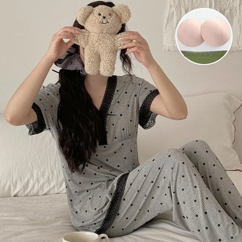 Lan Miao Pajama Set Women's Image Color-1