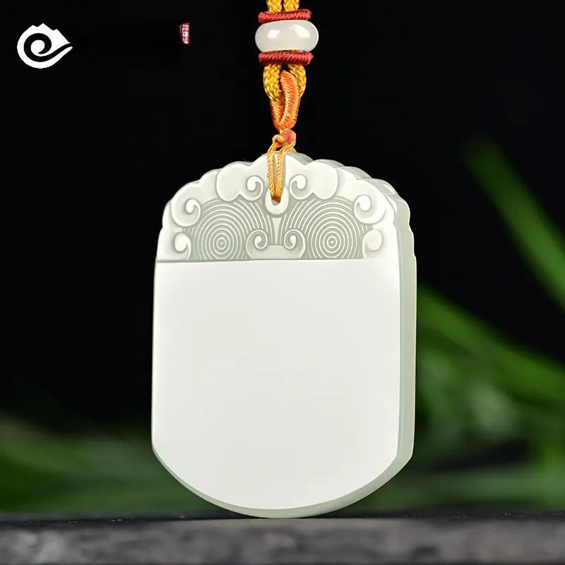 KUNYUYAO Pendants White Jade/Pale Greenish White Jade Unisex-27