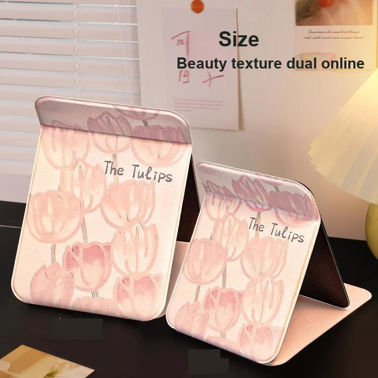JOYTOUR Tulip Foldable Portable Mirror Make up Tools 1 Pc-4