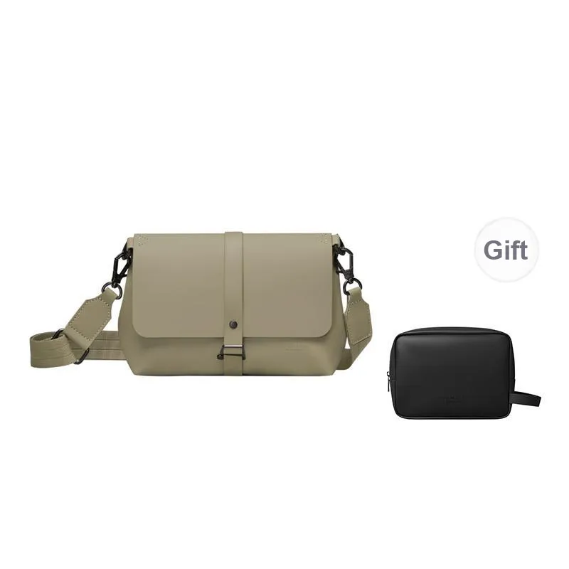 Gaston Luga Eco friendly Material Small Square Bag Messenger Bag Crossbody Bag Women's Black/White/Gray/Green/Yellow-0