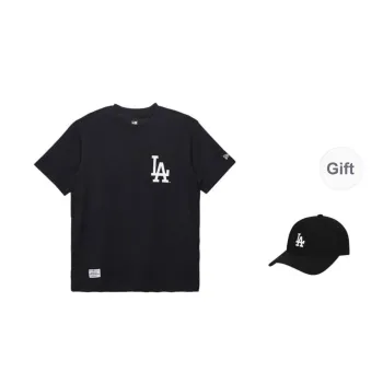 MLB T Shirts Unisex Black Top+Black Hats & Caps