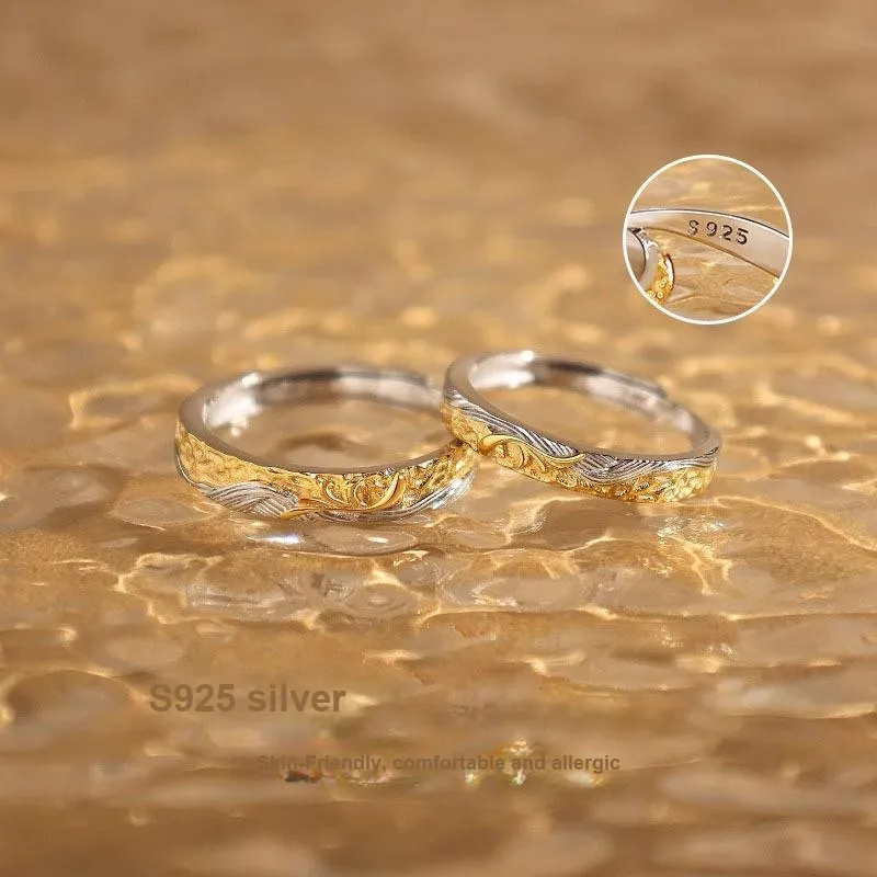 FOREVER MELODY 925 Sterling Silver Rings Unisex-2