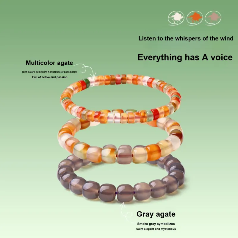 LAOMIAO Agate Bracelets Women's-8